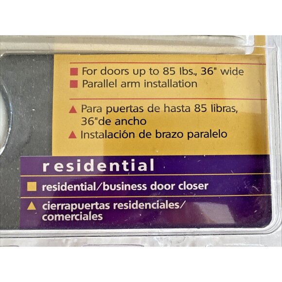 Ryobi Doorman Door Closer DM85SIV Non Hold-Open For Doors Up To 85 lbs BRAND NEW - Picture 4 of 7